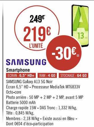 smartphone samsung a13