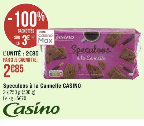 Speculoos à La Cannelle Casino
