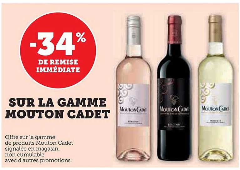 -34% sur la gamme mouton cadet