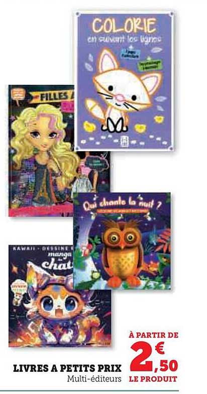 livres à petits prix