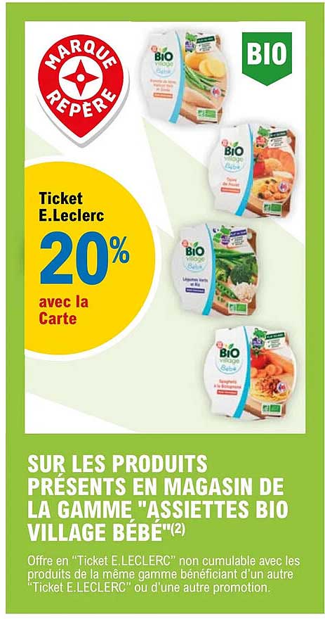 20% Sur La Gamme "assiettes Bio Village Bébé"