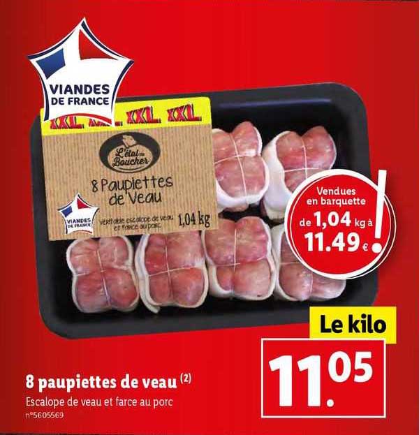 8 Paupiettes De Veau