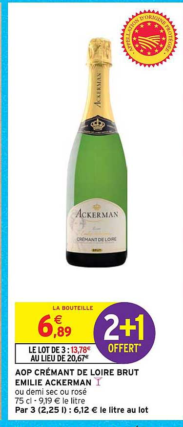 aop crémant de loire brut emilie ackerman