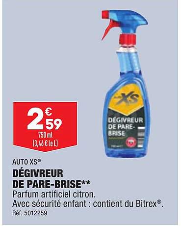 auto xs dégivreur de pare-brise