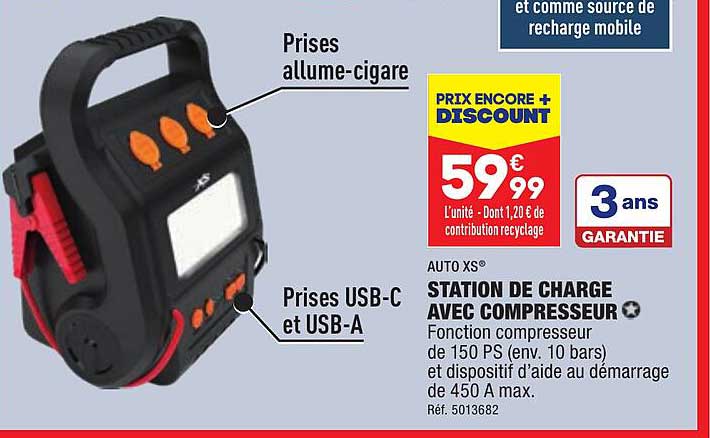 Auto Xs Station De Charge Avec Compresseur