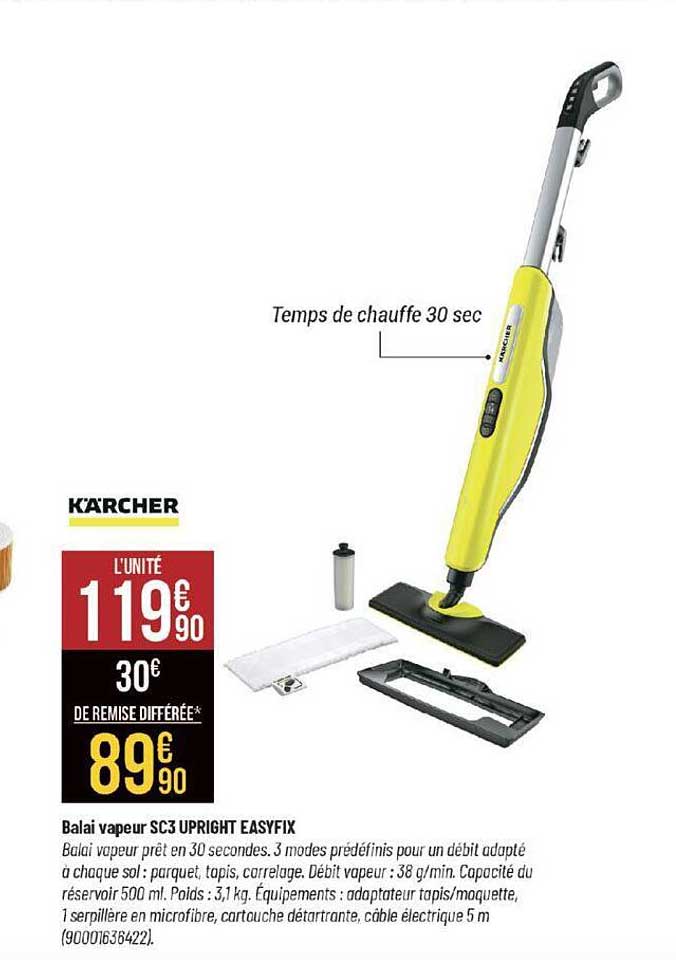 Balai Vapeur Sc3 Upright Easyfix Kärcher