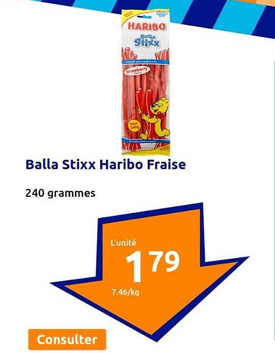 Balla Stixx Haribo Fraise