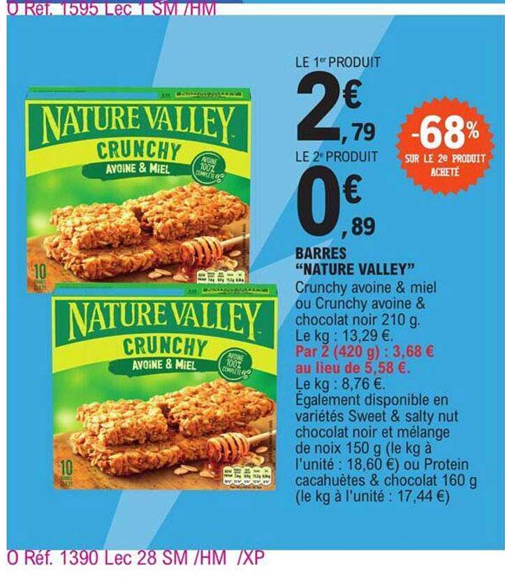barres nature valley