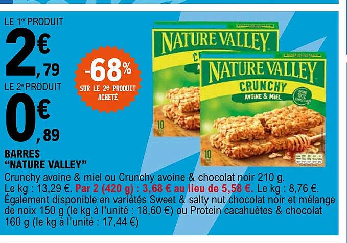 barres nature valley