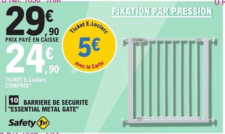 barrière de sécurité essential metal gate safety1st