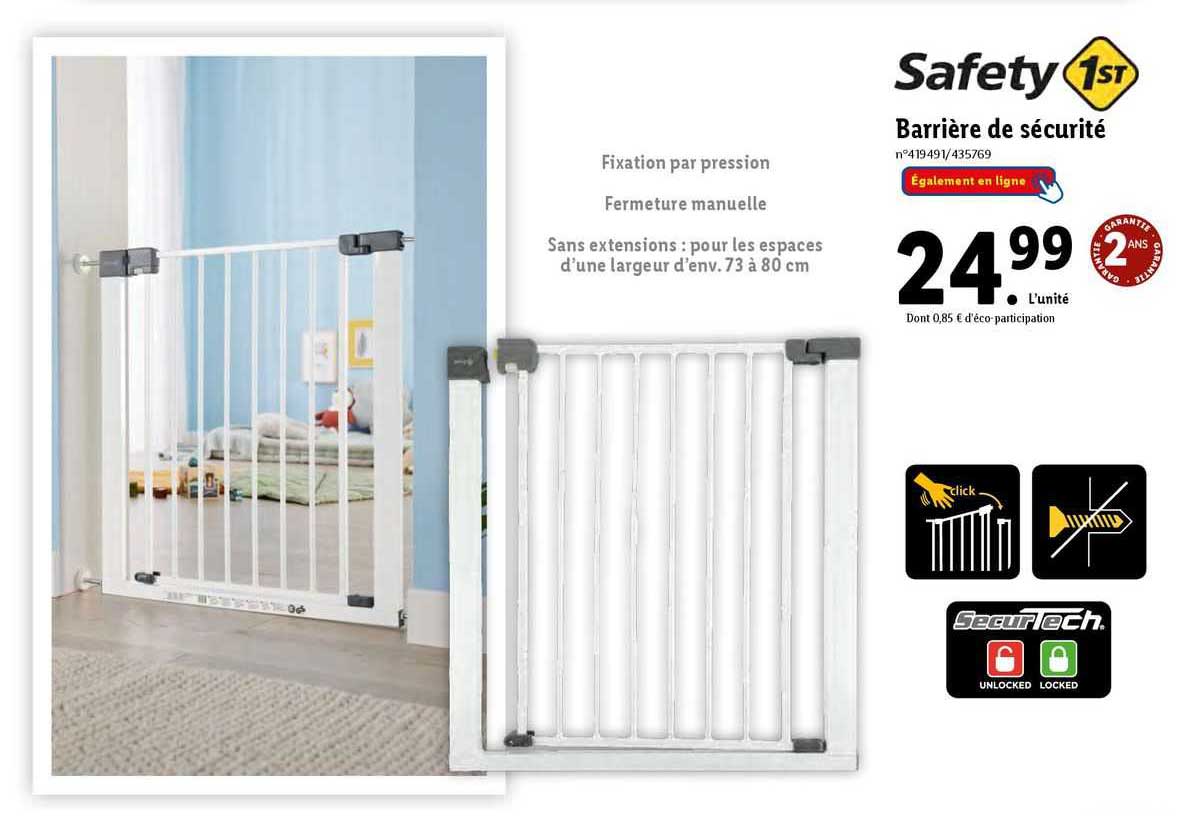 barrière de sécurité safety 1st