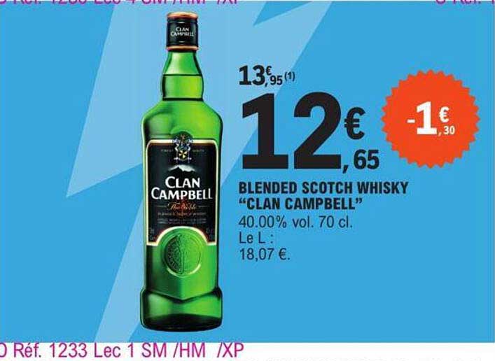 blended scotch whisky clan campbell