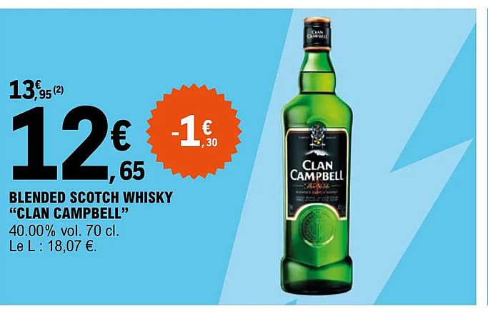 blended scotch whisky clan campbell