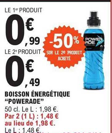 boisson énergétique powerade