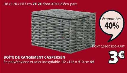 boîte de rangement caspersen
