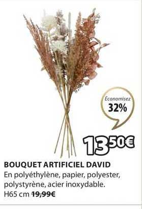 bouquet artificiel david