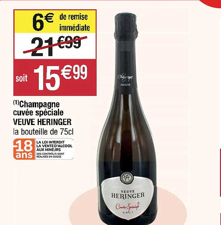 champagne cuvée spéciale veuve heringer