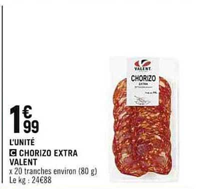 chorizo extra valent