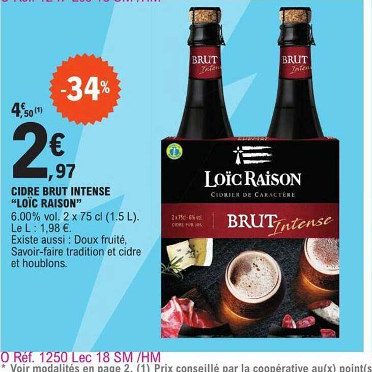 cidre brut intense loïc raison