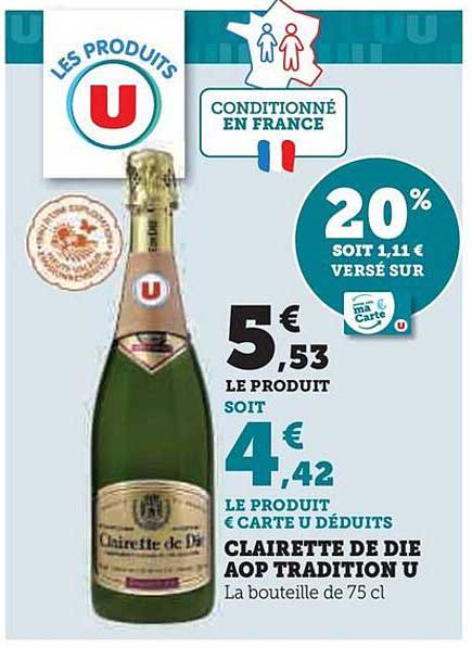 clairette de die aop tradition u