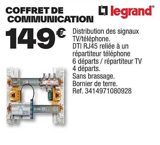 Coffret De Communication Legrand