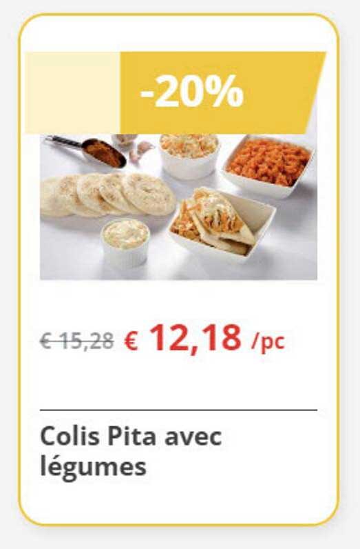 Colis Pita Avec Légumes