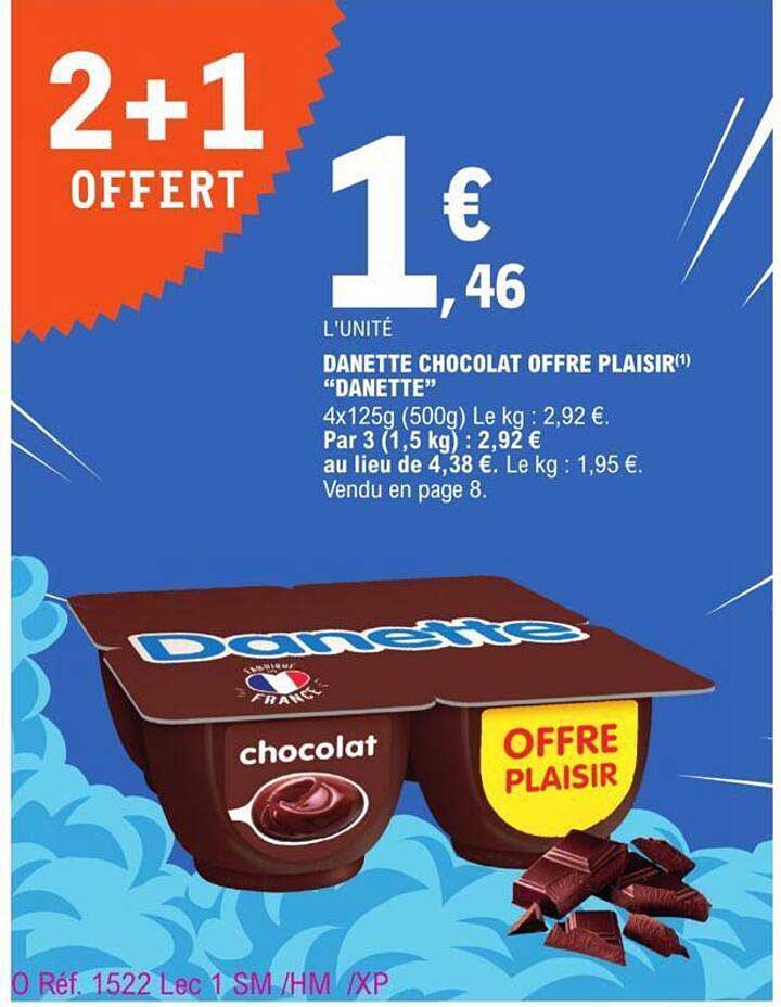 Danette Chocolat Offre Plaisir