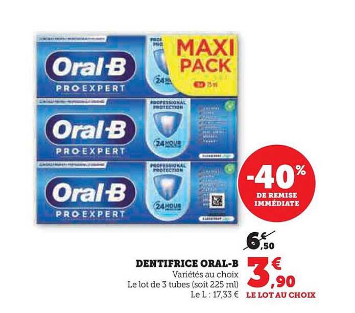 dentifrice oral-b