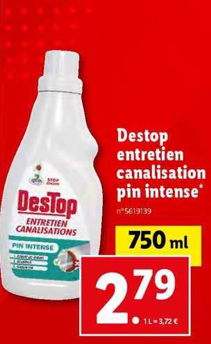 destop entretien canalisation pin intense