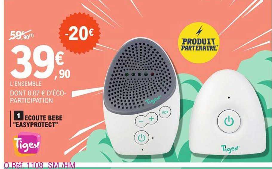 écoute bébé easyprotect tigex