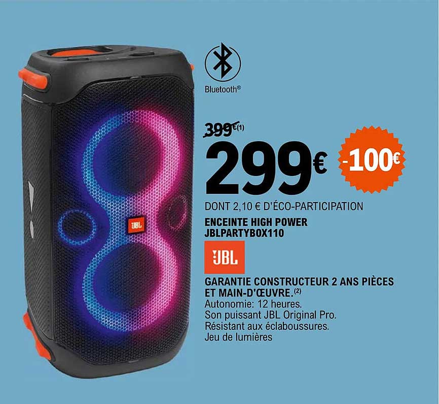 enceinte high power jbl
