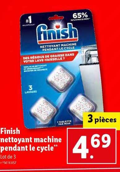 Finish Nettoyant Machine Pendant Le Cycle