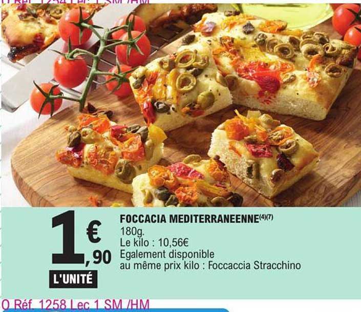 foccacia méditerranéenne