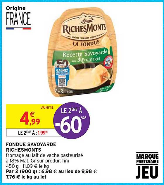 fondue savoyarde richesMonts