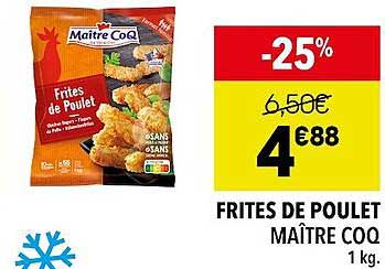 frites de poulet maître coq