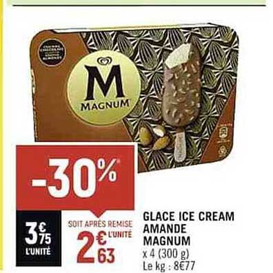 glace ice cream amande magnum