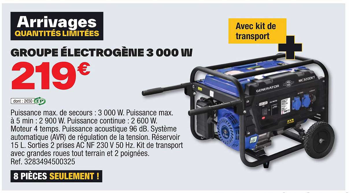 groupe électrogène 3 000 w generator
