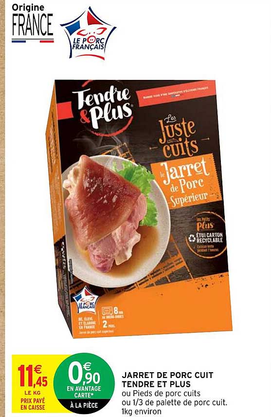 Jarret De Porc Cuit Tendre Et Plus