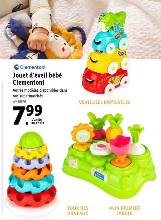 jouet d'éveil bébé clementoni