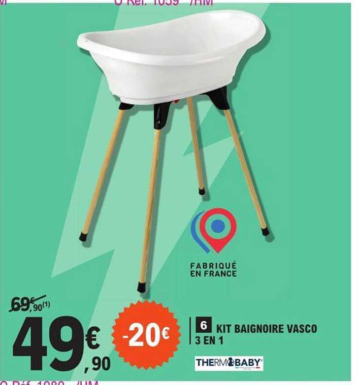 kit baignoire vasco 3en1