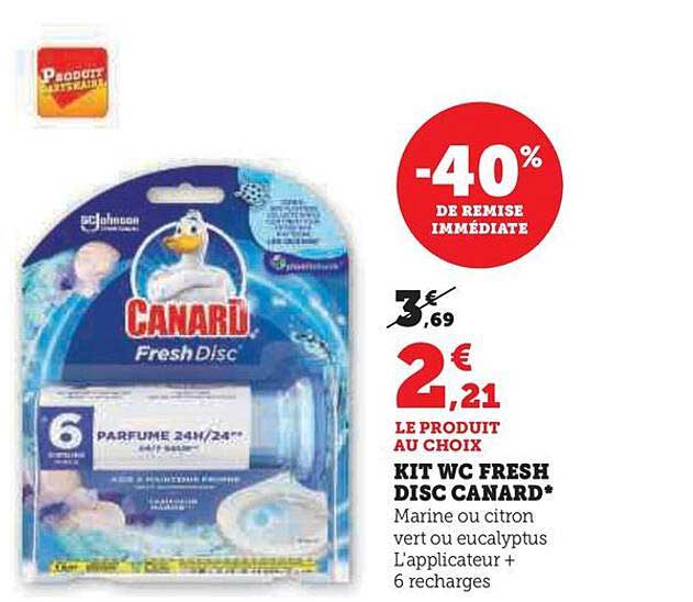 kit wc fresh disc canard