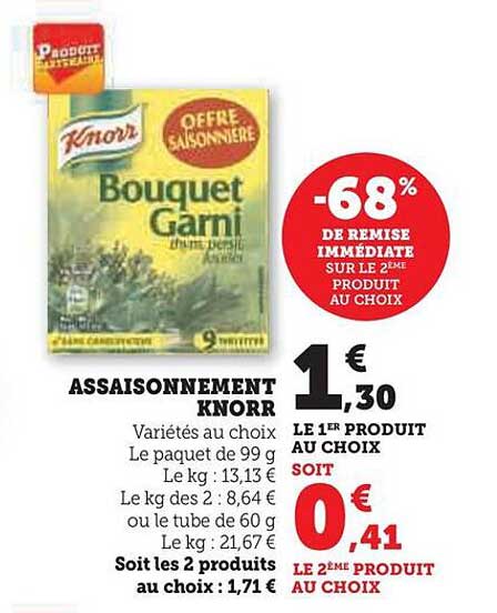 knoor assaisonnement