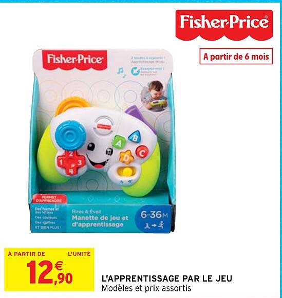 l'apprentissage par le jeu fisher-price