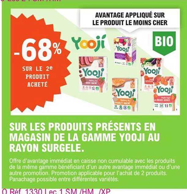 La Gamme Yooji Au Rayon Surgelé