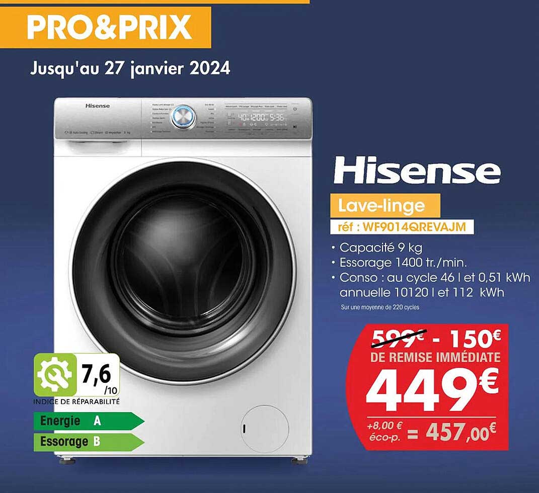 lave-linge hisense