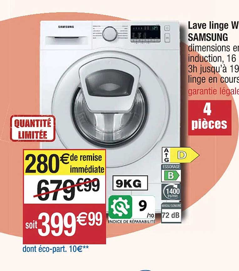 Lave Linge Samsung