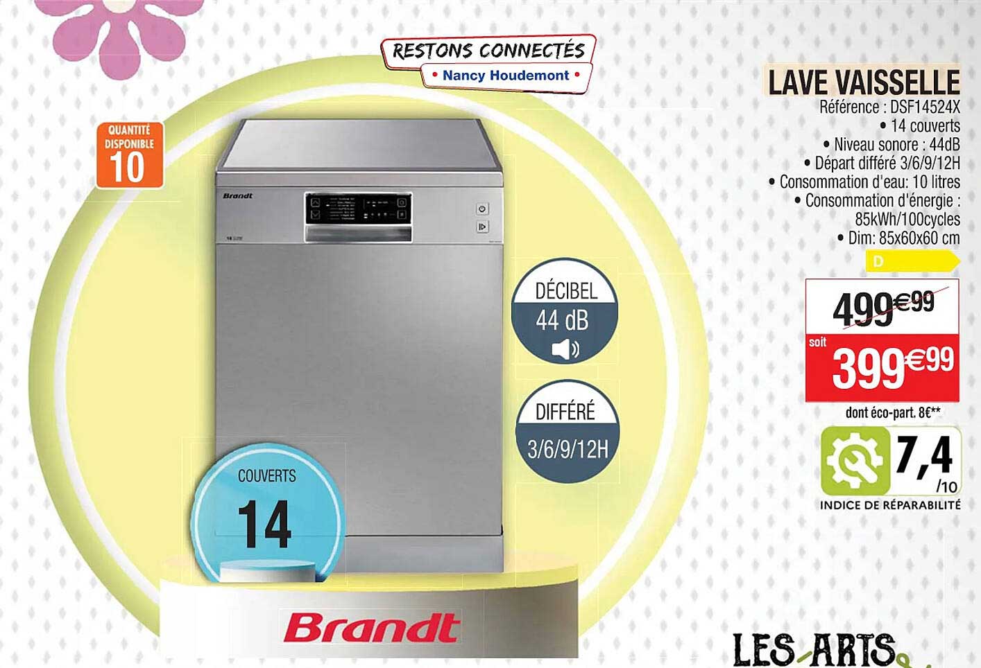 lave vaisselle brandt