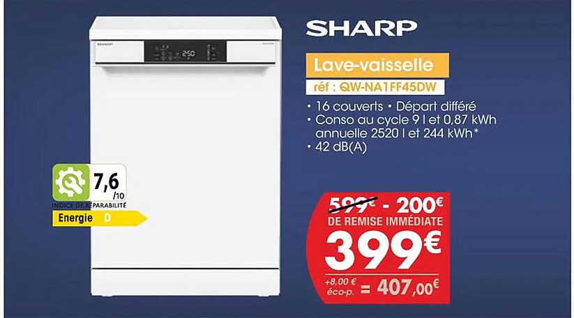 lave-vaisselle sharp