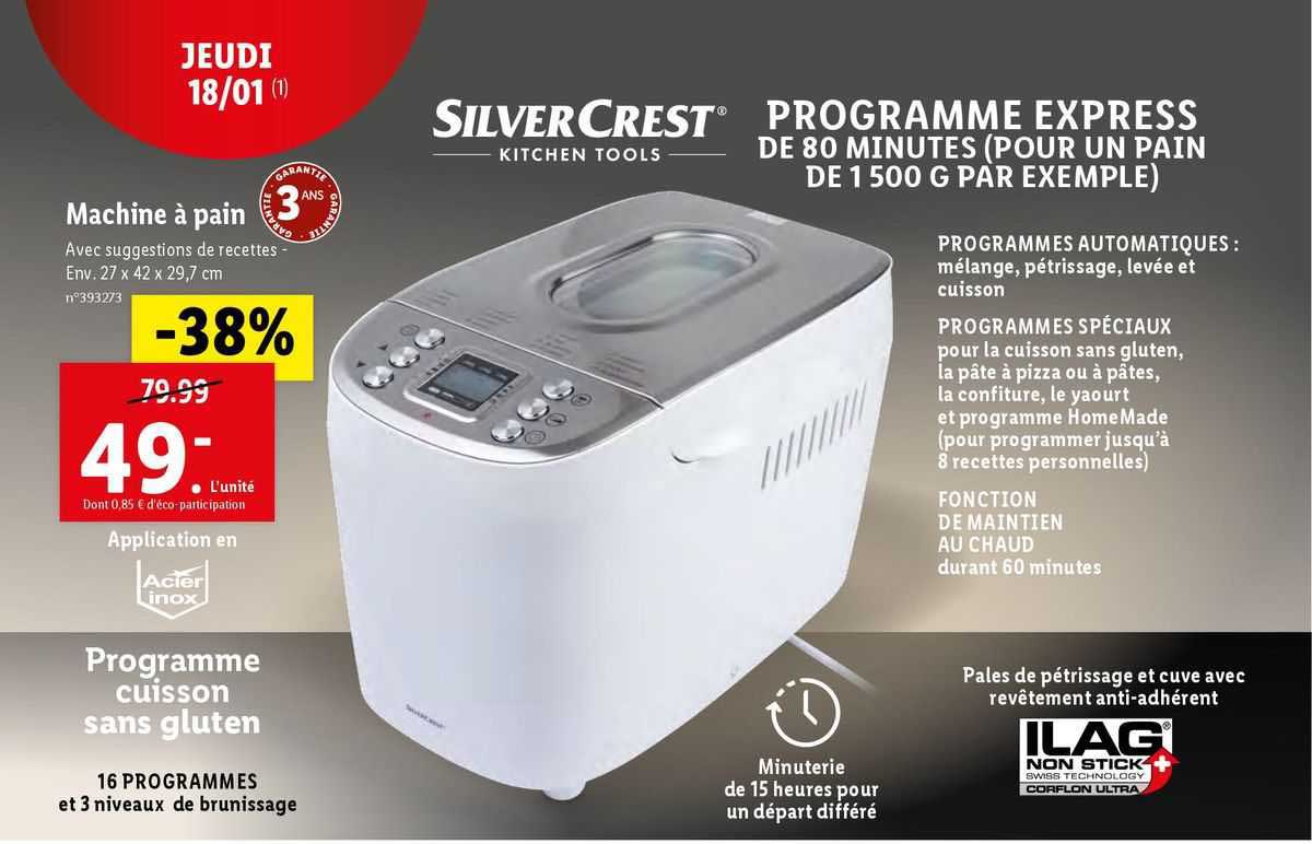 Machine à Pain Silver Crest