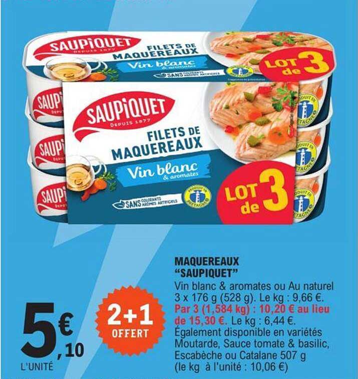 Maquereaux Saupiquet